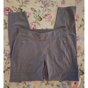 Athleta Chelsea Utility Jogger Cargo Pants Gray Travel Pants Size 6